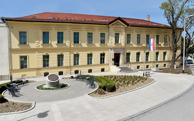 The KBC Sestre milosrdnice main building in Zagreb